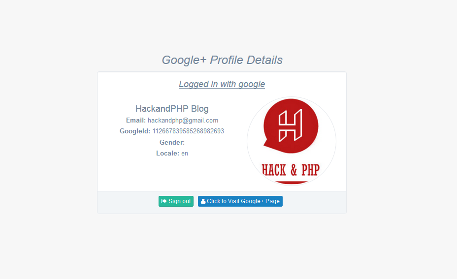 Social oath login hack and php