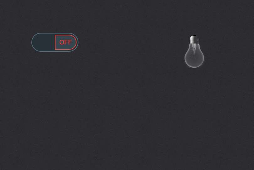 Jquery light off with smooth toggle switch