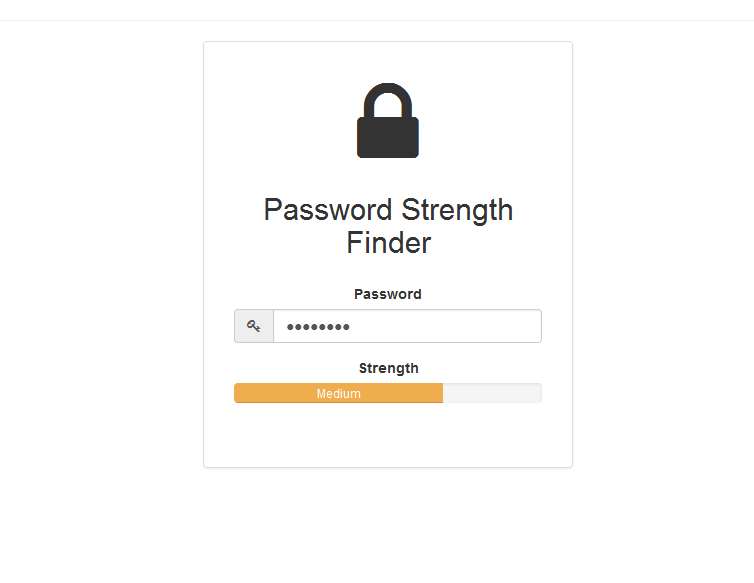 Password Strength Finder